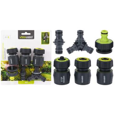 PROGARDEN HOSE ADAPTER SET 6PCS