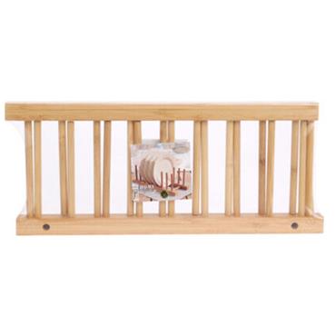 PLATE HOLDER BAMBOO 34 X 12CM