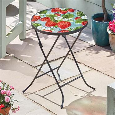 Strawberry Design Side Table 50cm