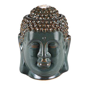 Buddha Head Ceramic Water Feature 21cm
