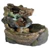 Rock Log Waterfall Fountain 57Cm