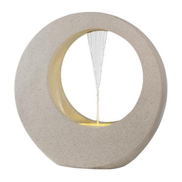 White Orb Led Water Fountain 72Cm