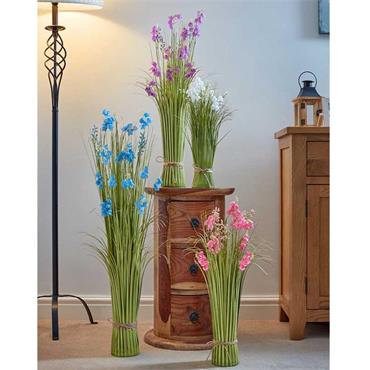 Faux Bouquet True Blue 90cm