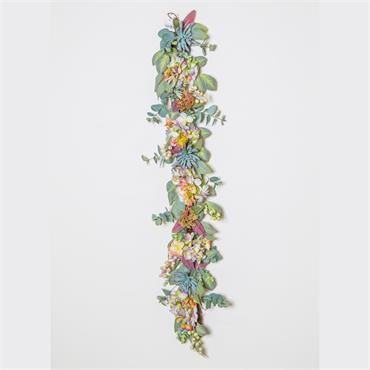 121CM HYDRANGEA SUCCULENT GARLAND Y54.E44484
