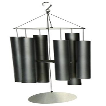 Fountasia Aureole Tunes 88" Black Wind Chime