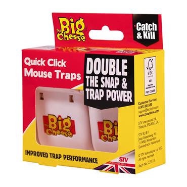 The Big Cheese Catch & Kill Mouse Trap 2 Pack