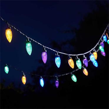 Pine Cone String Lights 30 Pack