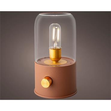 Rechargeable Camp Light Led Terra/White 20cm