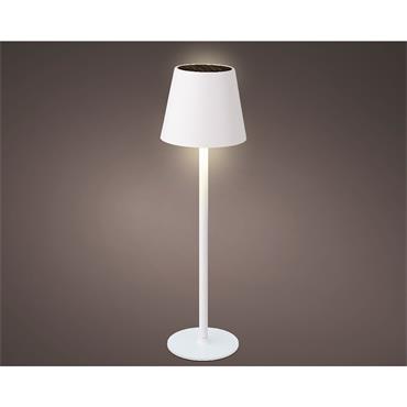 Solar Table Light Iron White 37cm