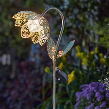 Damasque Solar Bloom Verdigris