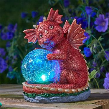 Dragon Glow Gazing Figurine 15cm