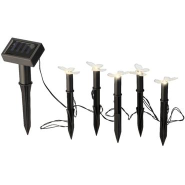 Solar Insect Or Flower Stake Lights 5 Pk