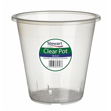 Stewart Clear Pot 18.5cm