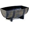 Resin Barrel Half Planter 111114 260652