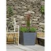 Stewart Beton Square Planter Dark Grey 48cm