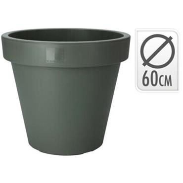 FLOWERPOT EK ROUND 60CM SAGE GREEN