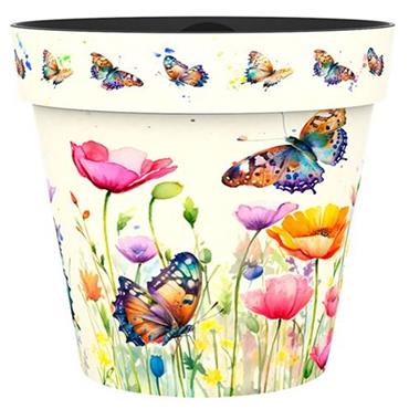 Creekwood Butterflies Pot Medium 22cm