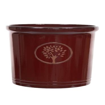 Creekwood Planter Cylinder Black  Large 38cm