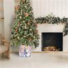 Christmas Woodland Scene Tree Pot Cover