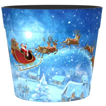 Christmas Eve Tree Pot Cover