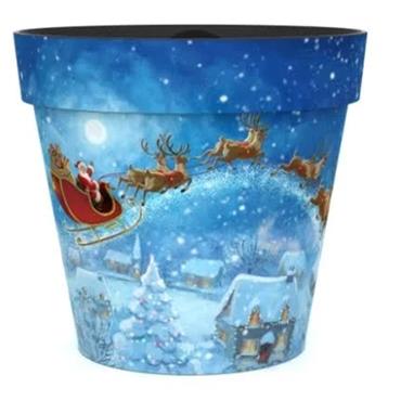 Christmas 18cm Pot Christmas Eve