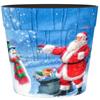 Christmas 15cm Pot Santa & Snowman