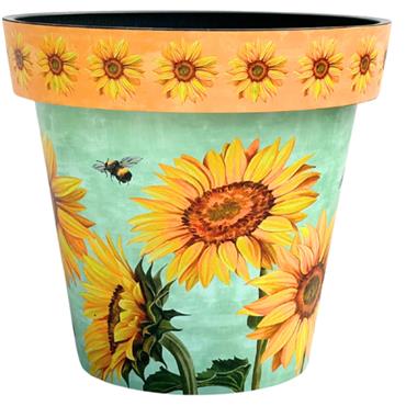 Creekwood 15cm Zest Pot Sunflower