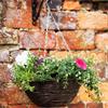 14" RATTAN HANGING BASKET 6020021