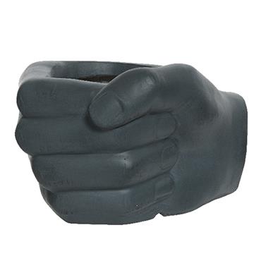 Hand Fibre Clay Planter Grey 20.5cm