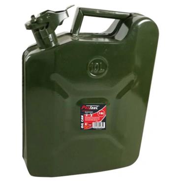 Protool Jerry Can Green Metal 10 Litre