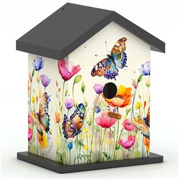 Creekwood Zest Butterflies Bird House 26cm