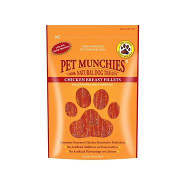 Pet Munchies Chicken Breast Fillets 100g