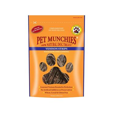 Pet Munchies Venison Strips 75g
