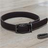 Luxe Leather Jet M WalkAbout Dog Collar 38-45