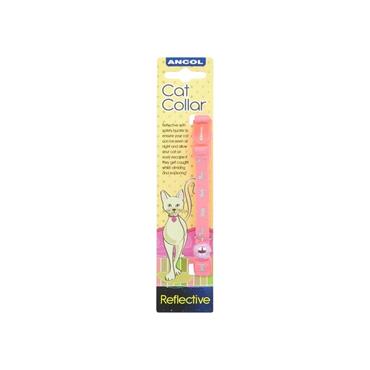 Ancol Hi Vis Safety Cat Collar Pink