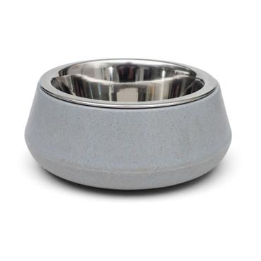 Zoon - FloorGrip Bamboo & SS Bowl - 14cm - Sky Blue