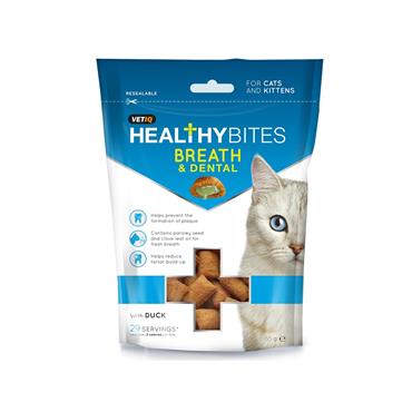 Vetiq Cat Healthy Bites Breath & Dental 65G