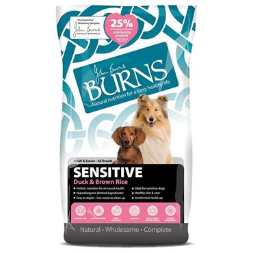 Burns Sensitive With Duck 12Kg