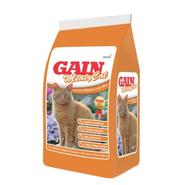 Gain Meaty Cat Food 2Kg