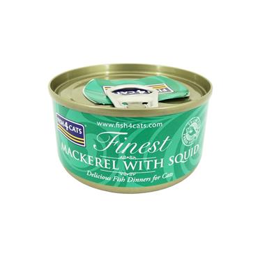 Fish4Cats Mackerel & Squid Cat Food 70g