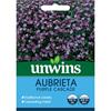 Unwins Aubrietia Purple Cascade Flower