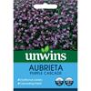 Unwins Aubrietia Purple Cascade Flower