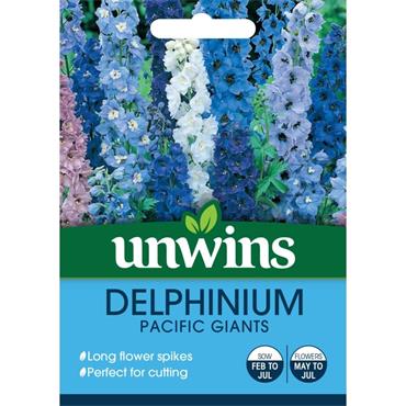 Unwins Delphinium Pacific Giants Flower Seeds