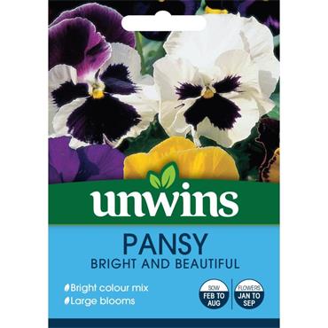Unwins Pansy Bright & Beautiful Flower