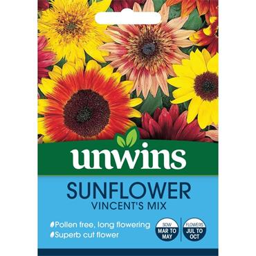 Unwins Sunflower Vincents Mixed Flower