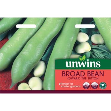 Unwins Broad Bean Dwarf The Sutton