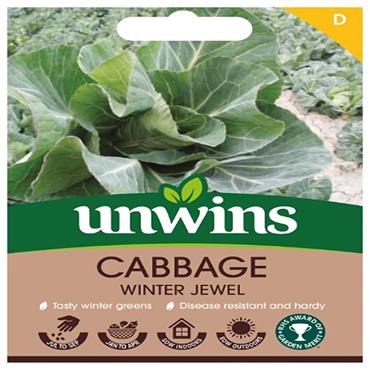 Unwins Cabbage Spring Greens Winter Jewel