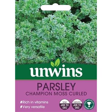 Unwins Herb Parsley Champion Moss Curled