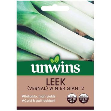 Unwins Leek Vernal Winter Giant 2