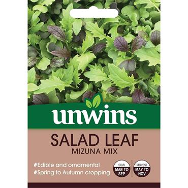 Unwins Salad Leaf Mizuna Mix